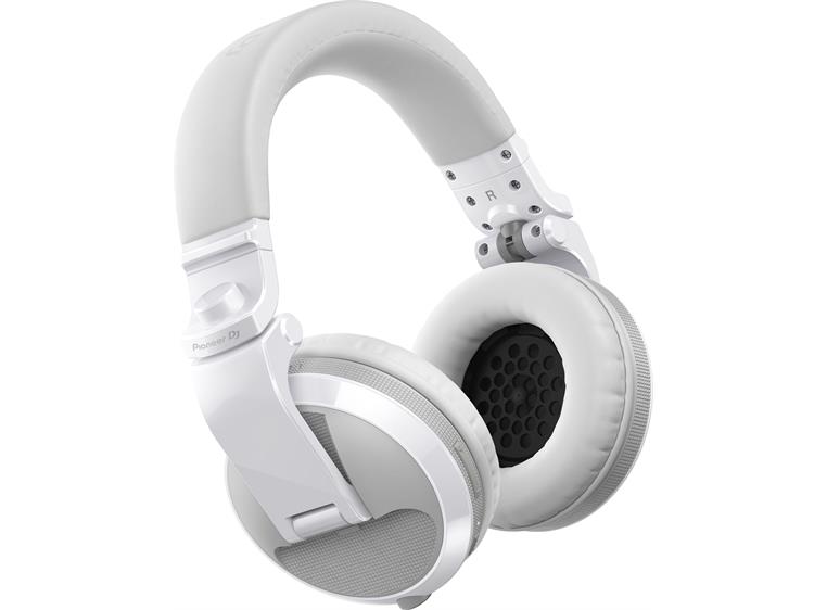Pioneer DJ HDJ-X5BT-W hodetelefon, hvit DJ Bluetooth over-ear