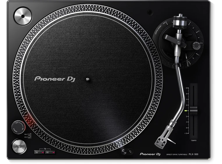 Pioneer PLX-500 Platespiller, Sort High Torque Direct Drive Turntable 
