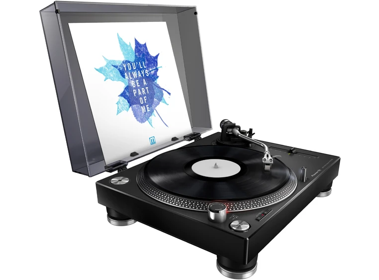 Pioneer PLX-500 Platespiller, Sort High Torque Direct Drive Turntable 