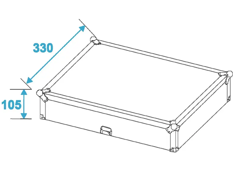 ROADINGER Mixer case Road MCR-10 sloping, bk