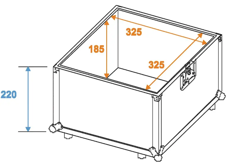 ROADINGER Record case Pro ALU 50/50, 100LPs 