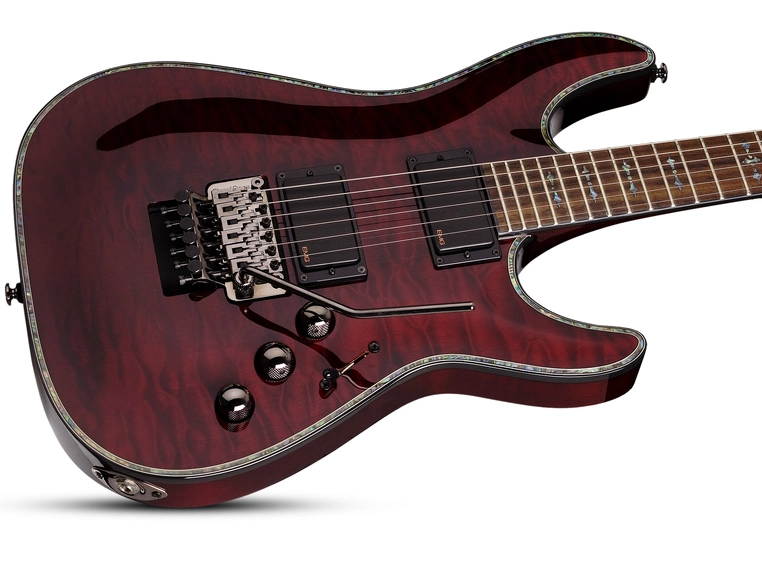 Schecter C1 Hellraiser Floyd Rose Black Cherry 