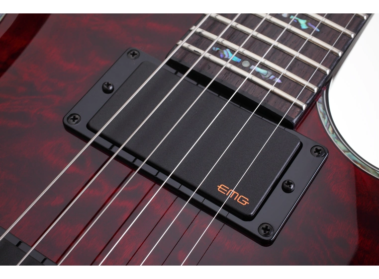 Schecter C1 Hellraiser Floyd Rose Black Cherry 