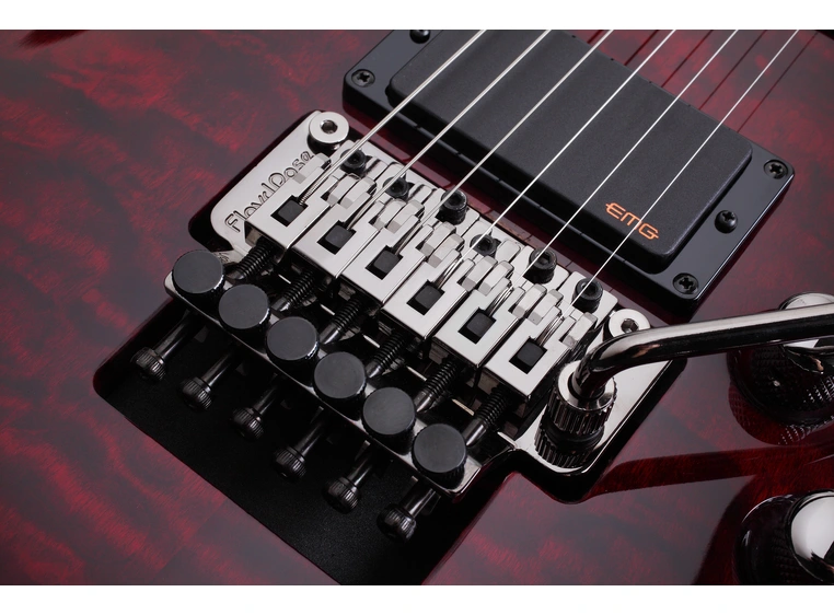 Schecter C1 Hellraiser Floyd Rose Black Cherry 