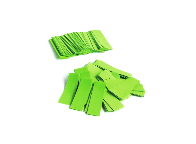 TCM FX Slowfall Konfetti Rektangulær 55x18mm, Lys Grønn, 1kg 