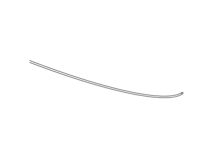 TOSO Kevlar snor 2 mm, Hvit ND/Supertrac Erstatter wire