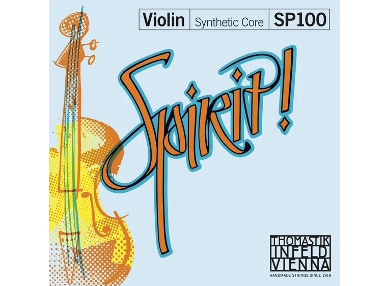 Thomastik SP100 For Violin Spirit! Set 4/4 medium,Tin plated steel 