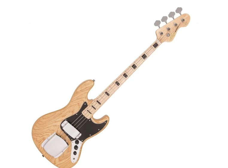 Vintage VJ74NAT Bass Natural Ash 