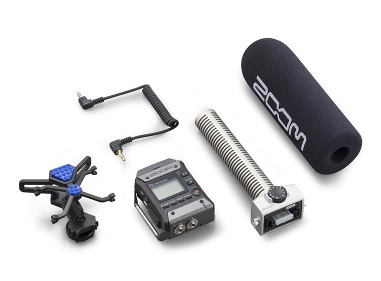 Zoom F1-SP Field Recorder Shotgun Mic Pack