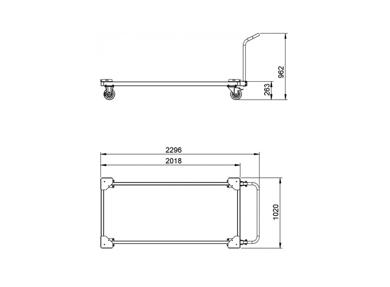 ALUTRUSS BE-1WG transport system 