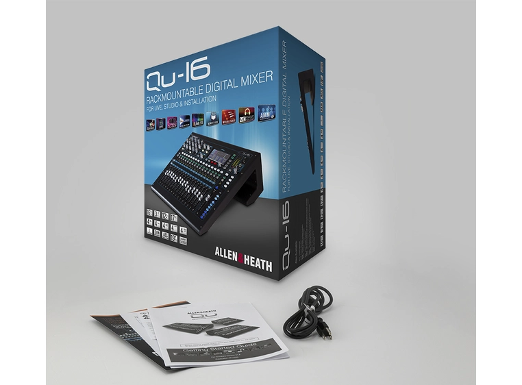 A&H QU-16 Chrome Digital mikser 16 Mik/Linje- 3st -4FX - 12 MIKS 