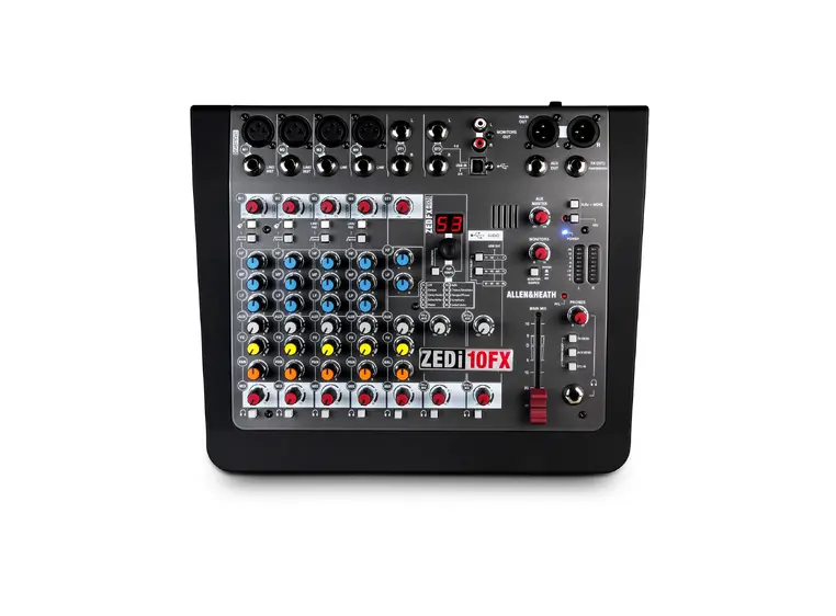 A&H ZEDi10FX Hybrid compact mixer, 4x4 USB interface, FX 
