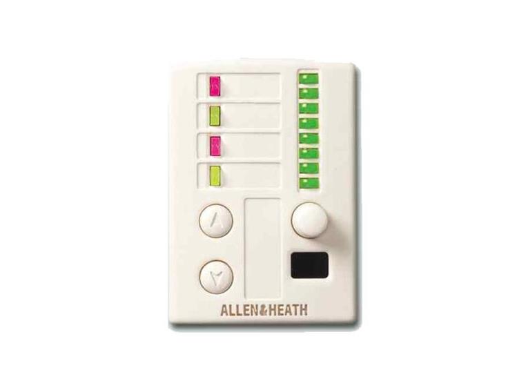 A&H iDR 2 Switch & 4 r LED IR reciever PL-ANET Wall Plate
