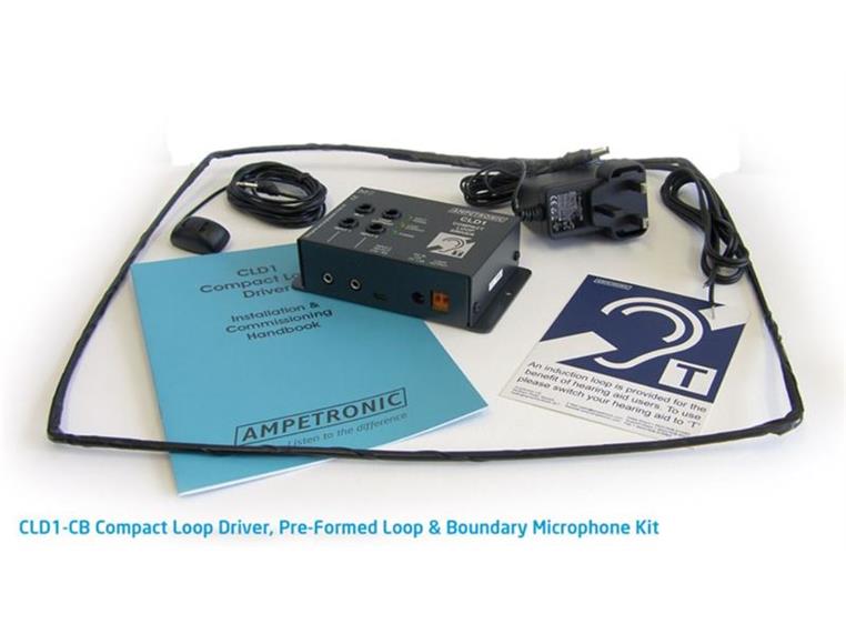 Ampetronic CLD1-CB Teleslynge Kit 2,4A Bordmikrofon Skranke