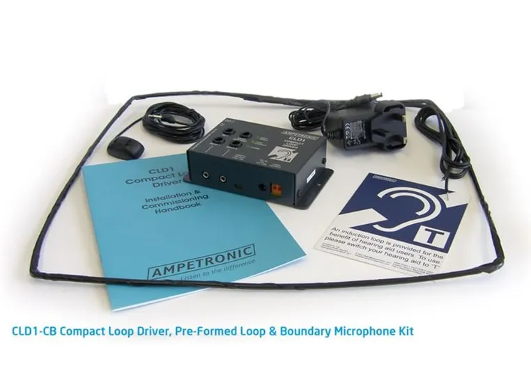 Ampetronic CLD1-CB Teleslynge Kit 2,4A Bordmikrofon Skranke 