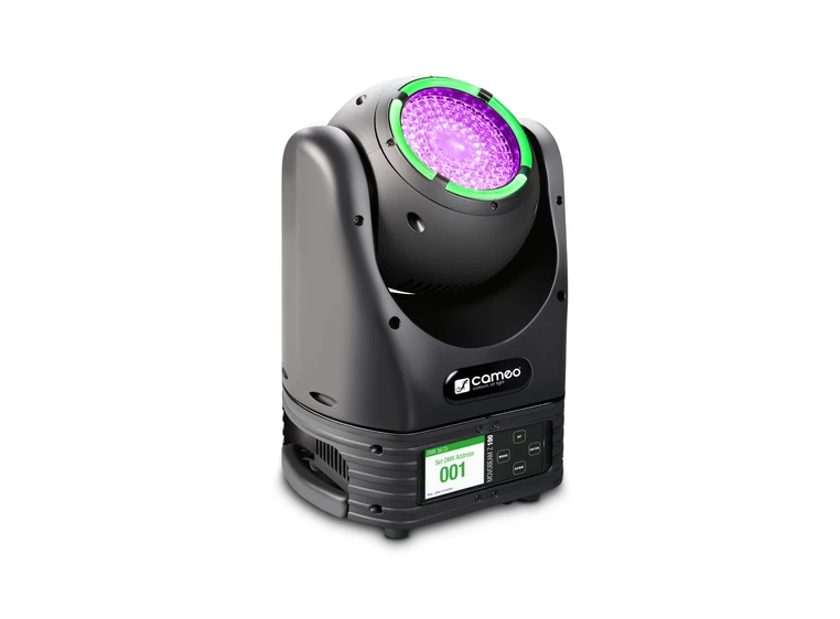 Cameo MOVO BEAM Z 100 Unlimited Rotation Beam Moving Head with LED Ring and Zoom 