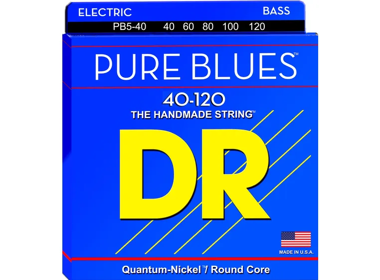 DR Strings PB5-40 Pure Blues (040-120) Light 5 - String 