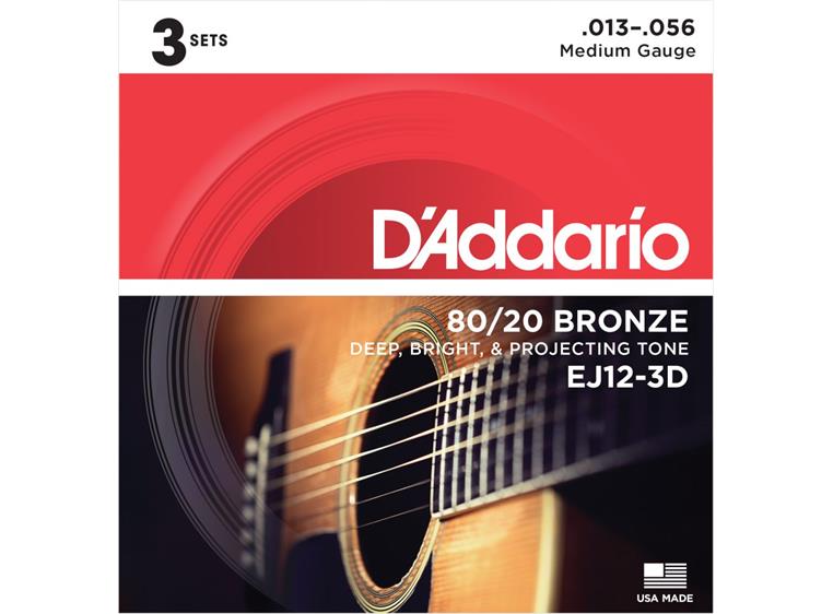D'Addario EJ12-3D (013-056)