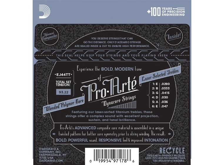 D'Addario EJ44TT (030-0416) 
