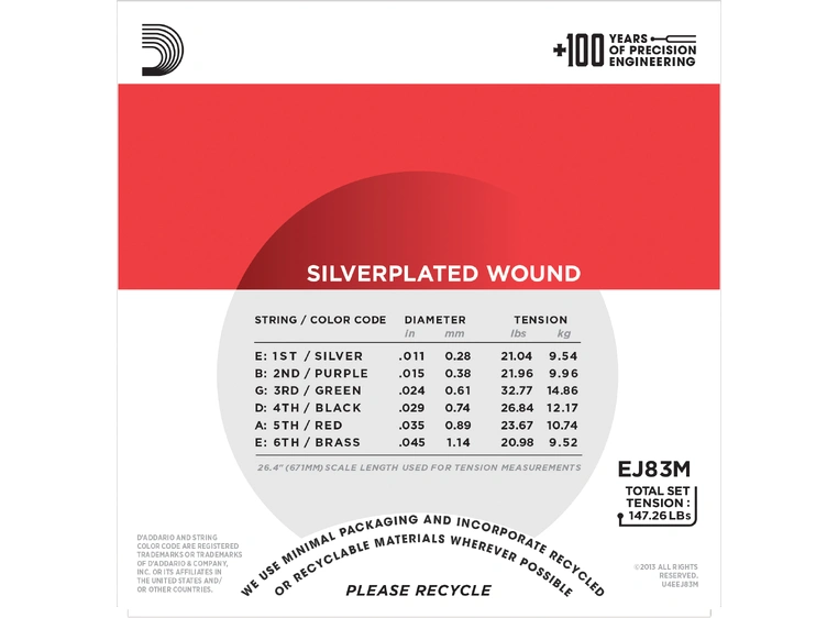 D'Addario EJ83M (011-045) 