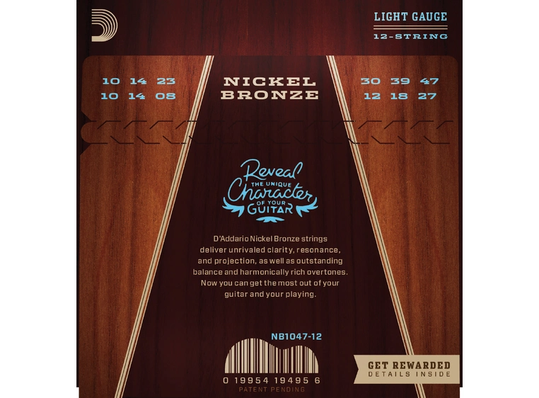 D'Addario NB1047-12 (010-047) 