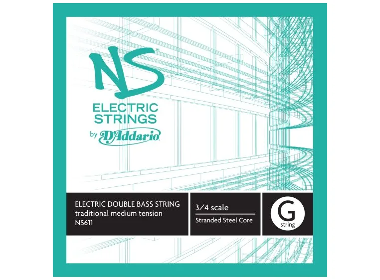 D'Addario NS611 G Trad Bass String NS Electric G 62.0 