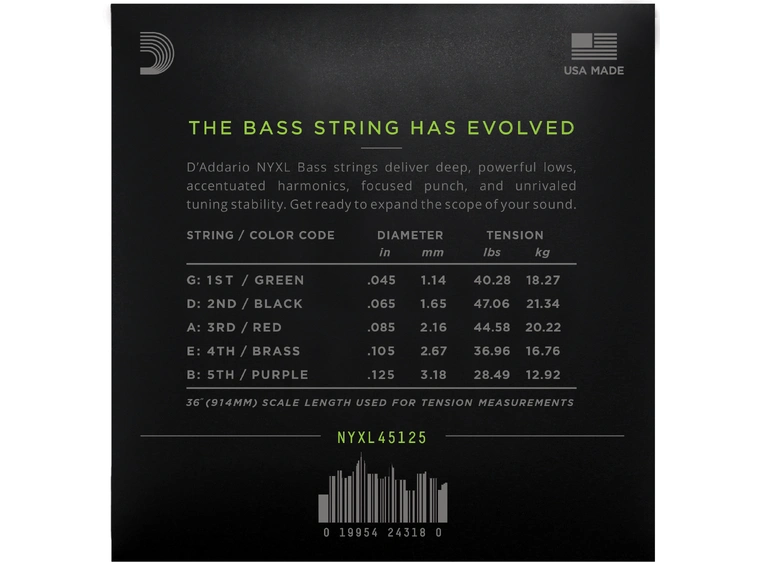 D'Addario NYXL45125 (045-125) 