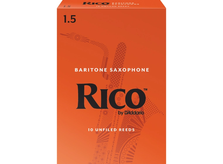 D'Addario RLA1015 Barytonsaksofon Flis Rico Baritone Saxophone 1.5 10 Pack 