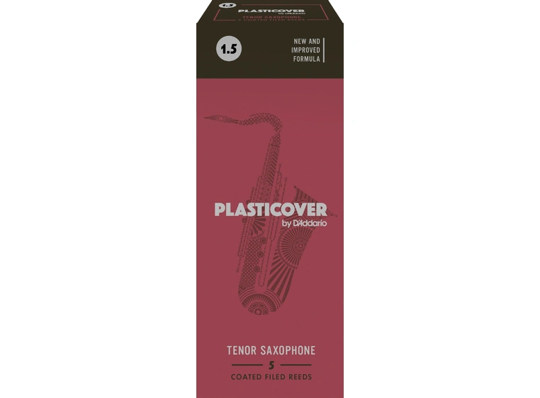 D'Addario RRP05TSX150 Tenorsaksofon Flis Plasticover Tenor Sax 1.5 5 Pack 