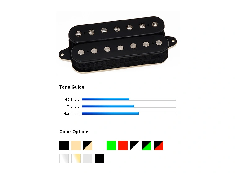 DiMarzio DP757BK Pickup Humbucker Illuminator-7/Bridge Black 