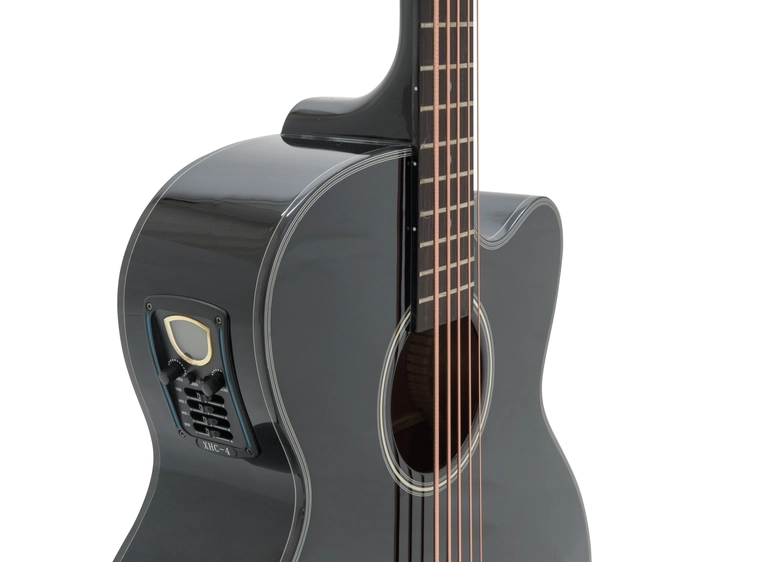 Dimavery AB-455 Akustisk Bass, 5-string black 