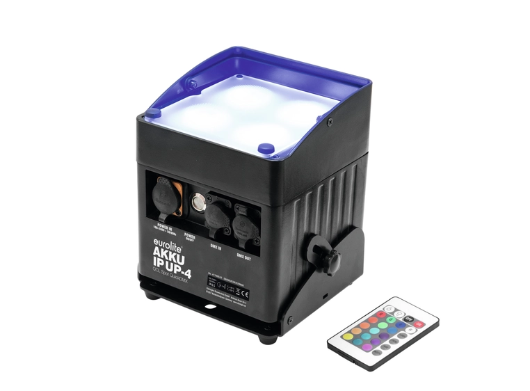 EUROLITE AKKU IP UP-4 QCL Spot QuickDMX 