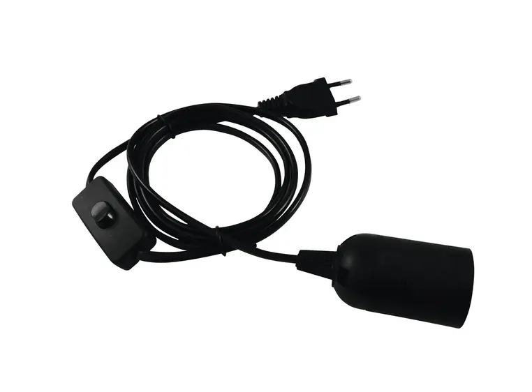 EUROLITE E-27 Socket Power Cable, Plug, Switch 