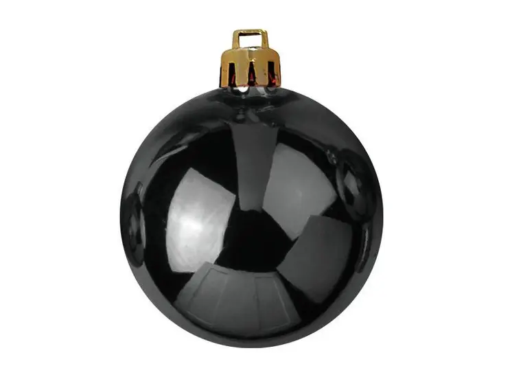 Europalms Deco Ball 7cm, black 6x 