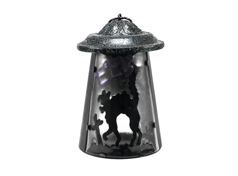 Europalms Lantern Cat, 23cm 
