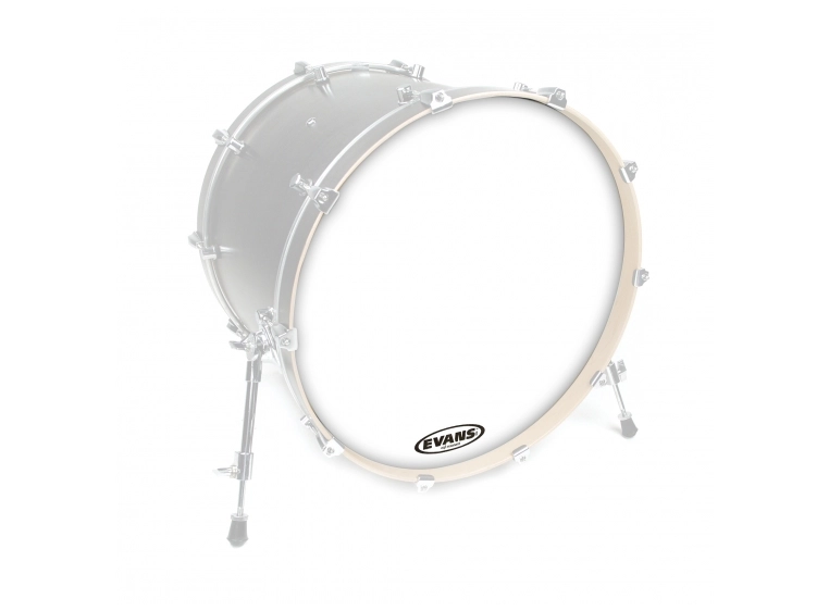 Evans BD24RGCW-NP 24 EQ3 Res. Coated Basstrommeskinn 