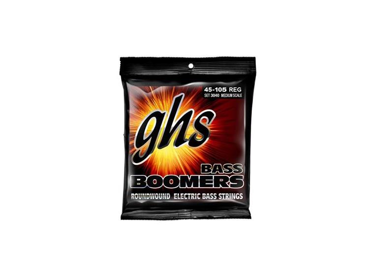 GHS 3040 Bass Boomers (045-105) Medium Scale Regular