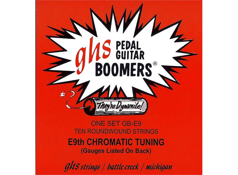 GHS GB-E9 Pedal Steel Boomers E9 Tuning (013-036)