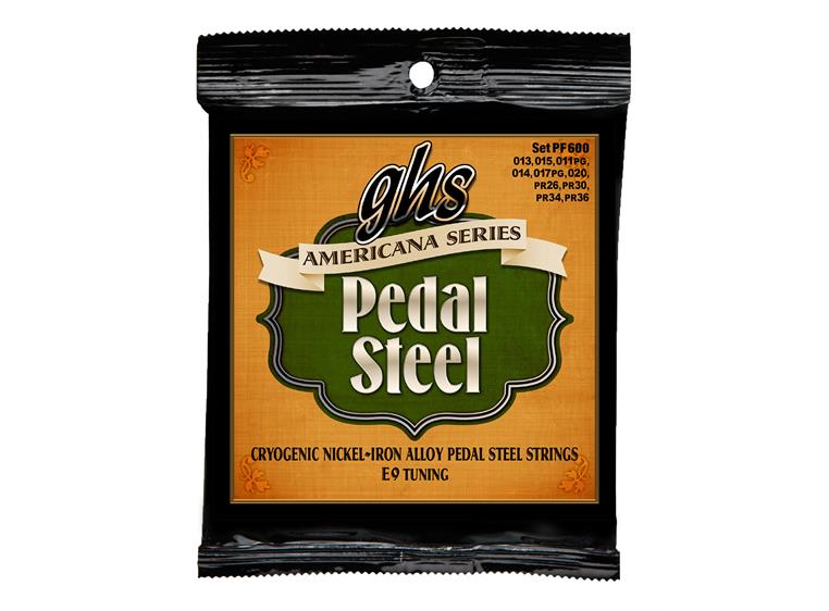 GHS PF600 Americana Pedal Steel E9 10-String 013-036