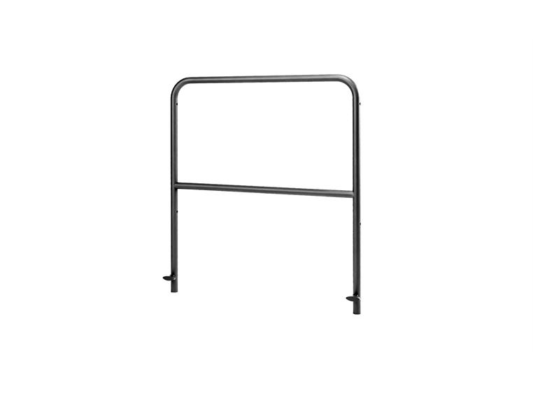 K&M 11991 Railing for conductor podium made of powder coated steel tubing