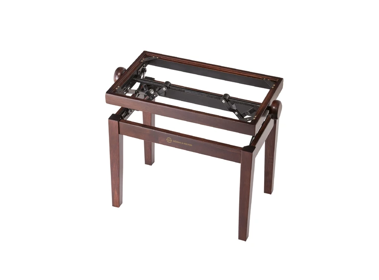 K&M 13720 Pianobenk tre-ramme, rosewood matt finish 