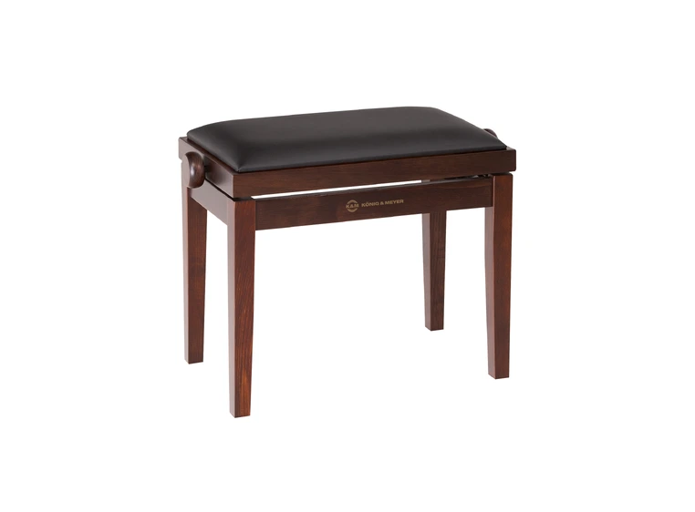 K&M 13720 Pianobenk tre-ramme, rosewood matt finish 