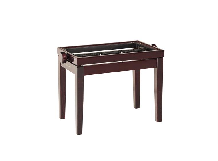 K&M 13751 Pianobenk tre-ramme, mahogny blank finish