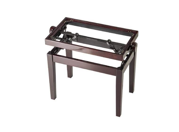 K&M 13751 Pianobenk tre-ramme, mahogny blank finish 