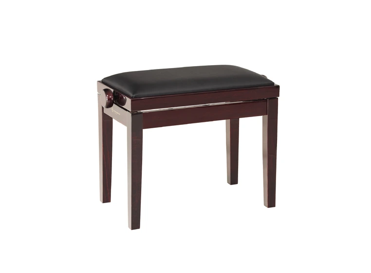 K&M 13751 Pianobenk tre-ramme, mahogny blank finish 