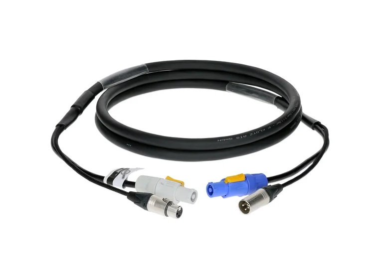 Klotz H1A33NN020 audio power hybrid XLR 3p M/F powerCON B-A 20M 