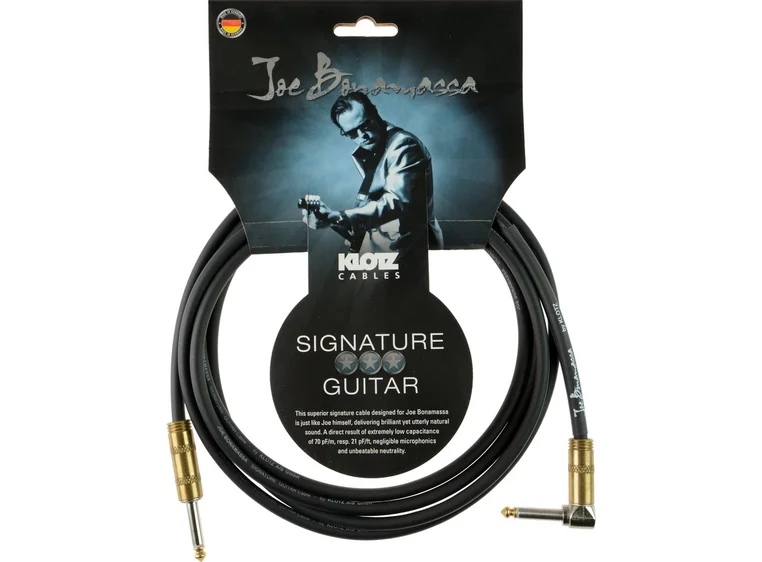 Klotz JBPR030 Joe Bonamassa signatur Jack / Jack Vinkel 3m 