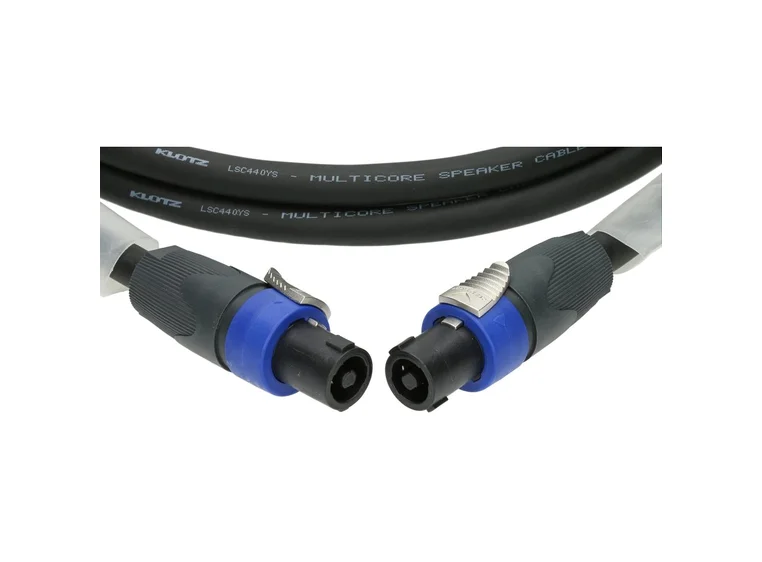 Klotz L44YSPFF1000 speakON NT4 4 x 4.0 mm2 F-F PVC 10m 