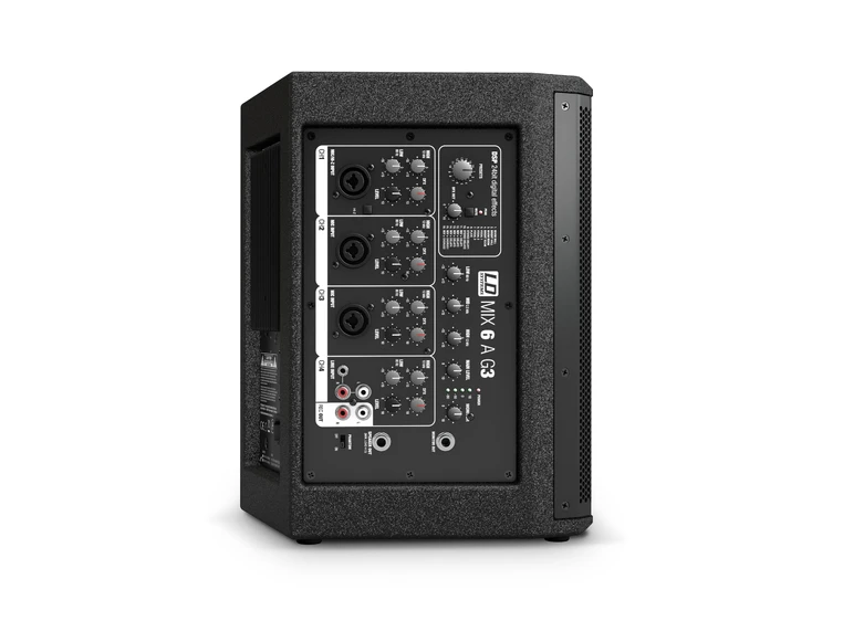 LD Systems MIX 6 A G3 Active 2-Way Speak Loudspeaker with Integrated 4-Channel Mi 