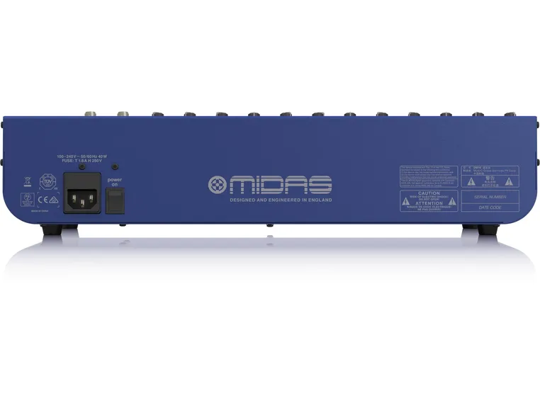 Midas DM16 16 Input Analogue Live and Studio Mixer with Midas Preamps 